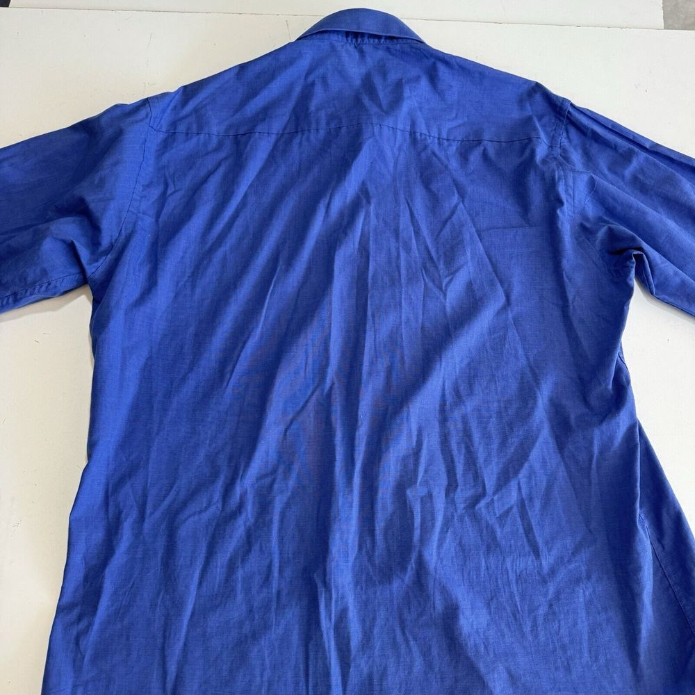 Damante Couture Collection Men's Blue Shirt Long Sleeves Size 16-32/33(L) . - Picture 8 of 8